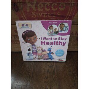 Doc Muffins - I Want to Stay Healthy by AZ Books (2014, Children's Board Books)